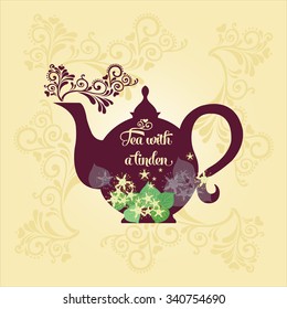 Teapot with linden