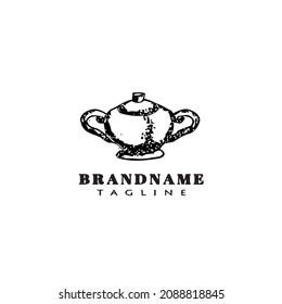 teapot logo icon design template modern vector illustration