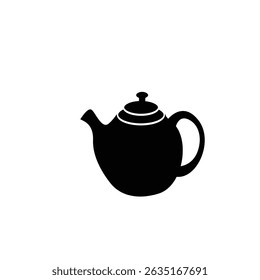 teapot logo icon illustration flat