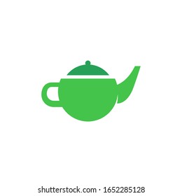 Teapot logo template vector icon design