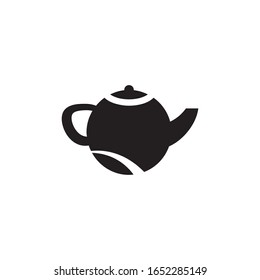 Teapot logo template vector icon design