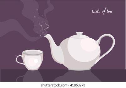 teapot and mug