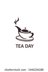 Teapot on a white background
