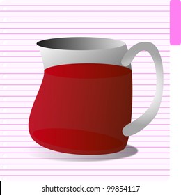 teapot and paper