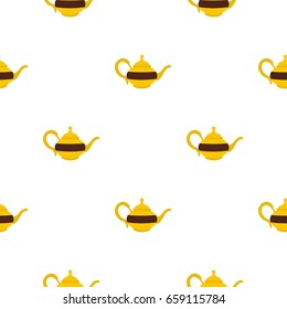 Teapot pattern seamless for any design vector illustration