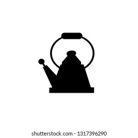 teapot silhouette. Icon