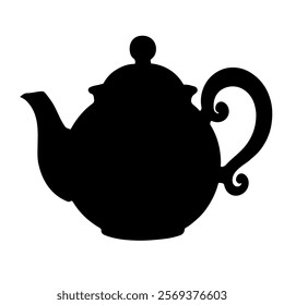 Teapot silhouette vector icon sign symbol illustration design.