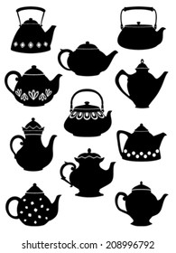 Teapot silhouettes