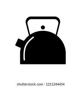 Teapot symbol simple flat style vector icon.