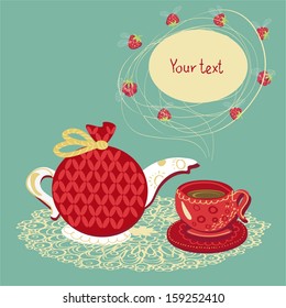  teapot and tea cup