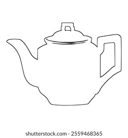 a teapot theme vector icon