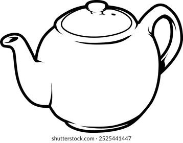 teapot vector for design needs