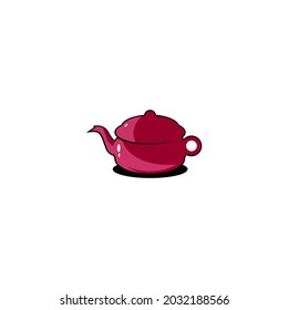 teapot vector design on white background