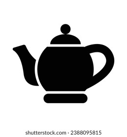 Teapot Vector Glyph Icon For Personal And Commercial Use.

