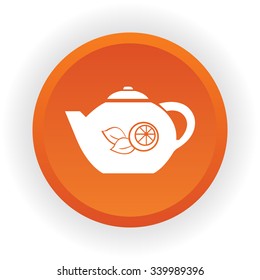 Teapot vector icon 