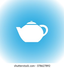Teapot vector icon 
