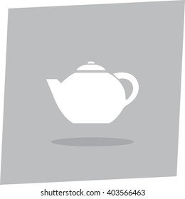 Teapot vector icon 