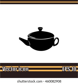 Teapot vector icon