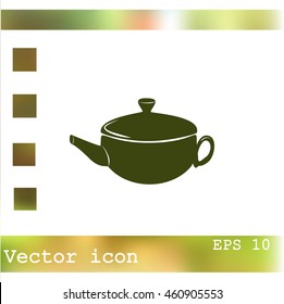 Teapot vector icon
