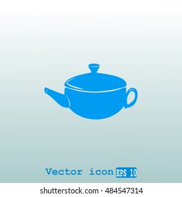 Teapot vector icon