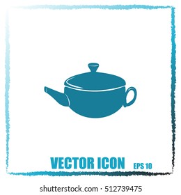 Teapot vector icon