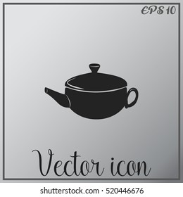 Teapot vector icon