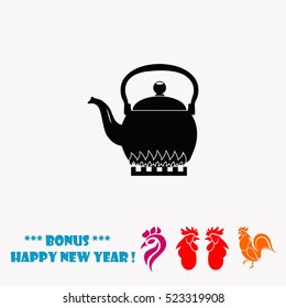 Teapot vector icon