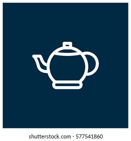 Teapot vector icon