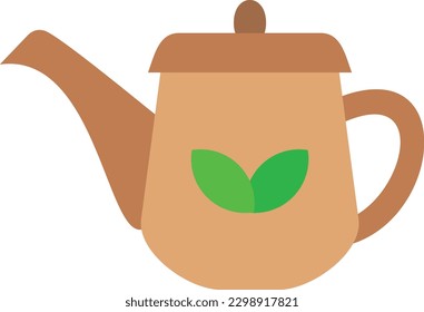 Icono vector de tetera. Se puede usar para imprimir, móviles y aplicaciones web.