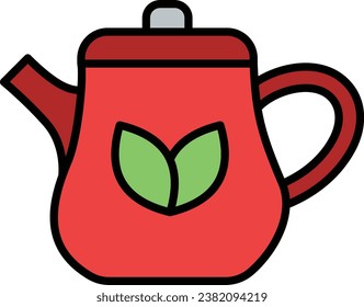 Teapot vector icon. Can be used for printing, mobile and web applications.