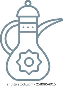 Teapot vector icon. Can be used for printing, mobile and web applications.