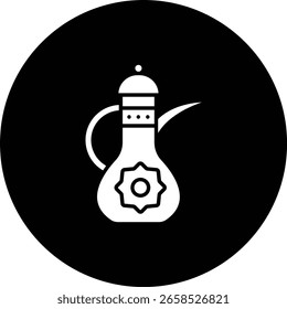 Icono de Vector de tetera. Se puede utilizar para aplicaciones de impresión, móviles y de Web.