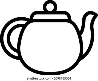 Ilustración de diseño de iconos vectores de Teapot