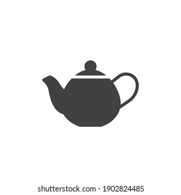 Teapot Vector Icon. Filled Flat Sign For Mobile Concept And Web Design. Ceramic Tea Pot Glyph Icon. Symbol, Logo Illustration. Vector Graphics