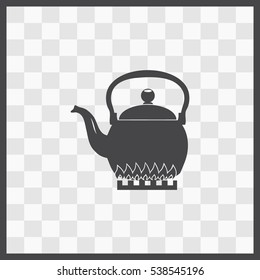Teapot vector icon. Isolated illustration. Business picture.