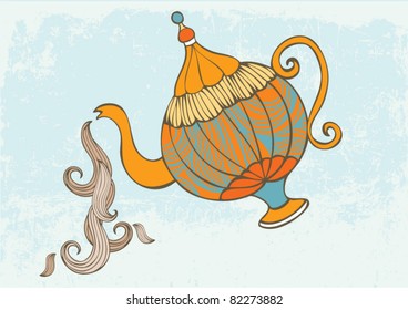 teapot vector illustration