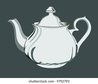 Teapot Vector Illustration