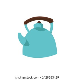 Teapot. Vector Isolated Graphic Design Elements.