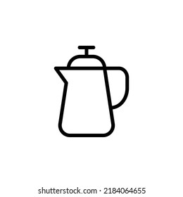 vector de tetera para presentación de icono de símbolo del sitio web