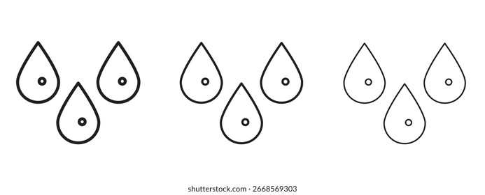 Icono de gota de lágrima para proyectos de Diseño gráfico
