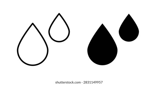 Tear drop icon simple