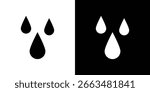 Tear drop icon symbol sign, vector, eps 10