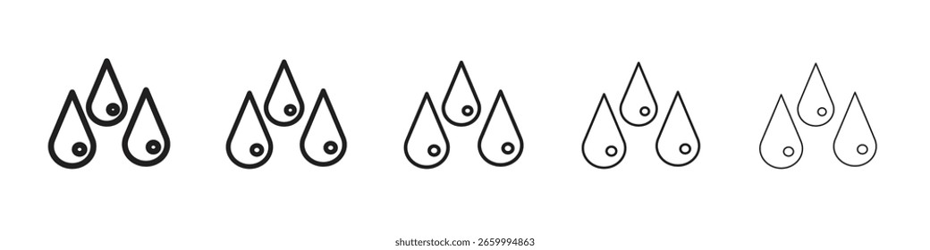 Icono de gota de lágrima para su diseño de Sitio web, logotipo, App, interfaz de usuario.