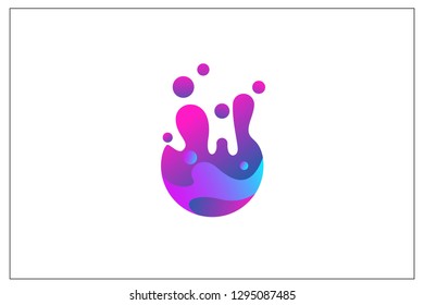 Tear Drop Water Abstract logo