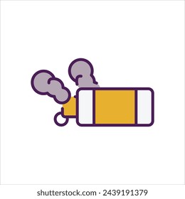 Tear Gas icon vector stock illustration