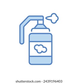 Tear Gas icon vector stock illustration