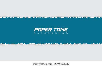 Papel de lágrima o borde sobre el fondo