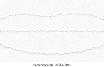 Tear paper or edge on a background