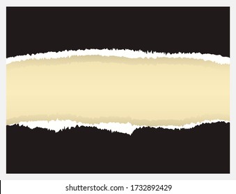 Tear paper vector illustration, for various tasks