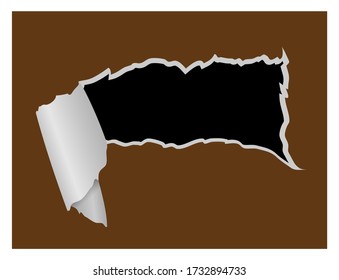 Tear paper vector illustration, for various tasks